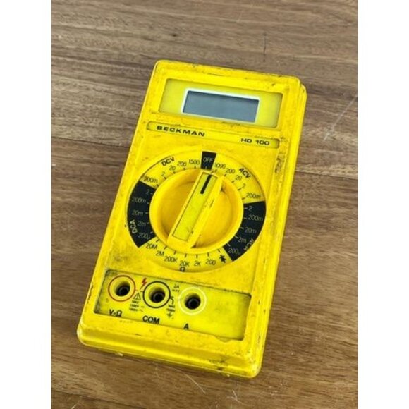 Beckman Industrial Digital Multimeter HD100 Made In USA NO CABLES - Picture 2 of 9